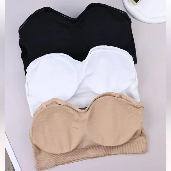 Lingerie Box 3 pc. Wireless Bandeau Bra - Picture 3 of 8